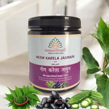 Neem Karela Jamun With Shilajeet
